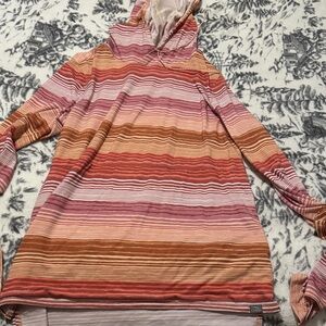 L.L. Bean Multicolor Striped Garment